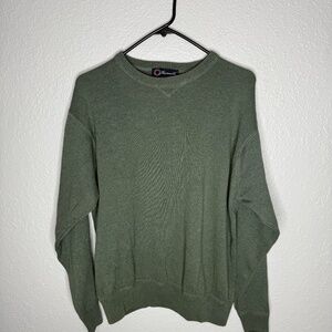 Men's Faconnable Medium light green pull-over sweater
